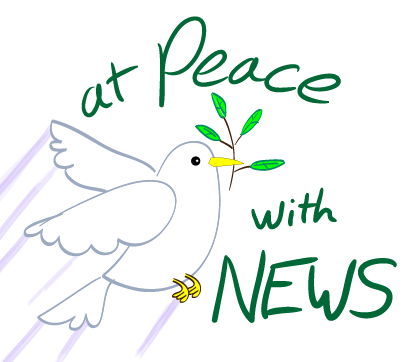 At peace with the news – dove and olive branch